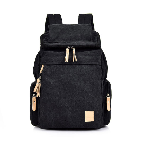 Retro Canvas Outdoor Travel Backpack Travel Happy Luggage Deals
