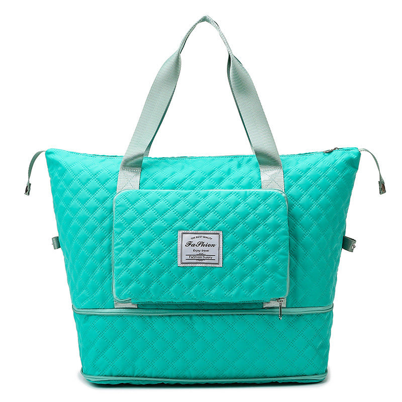 Foldable Travel Duffle with Expandable Organizer