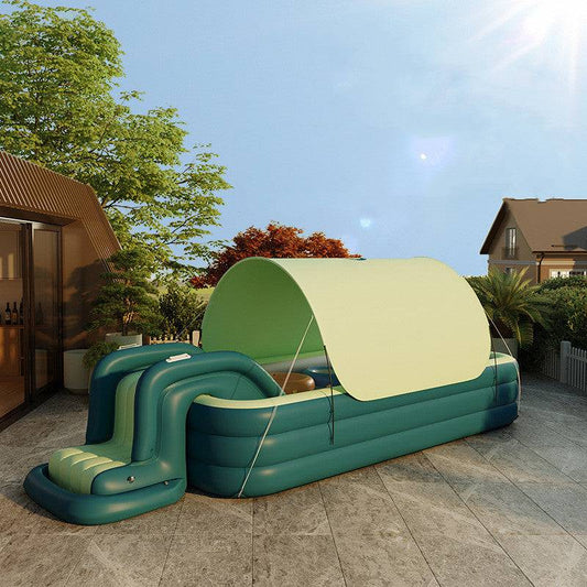 Shop Children's Automatic Inflatable Swimming Pool Travel Happy Outdoor Accessories