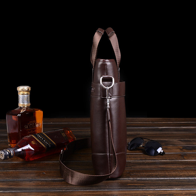 MetroStride Men's Crossbody Briefcase