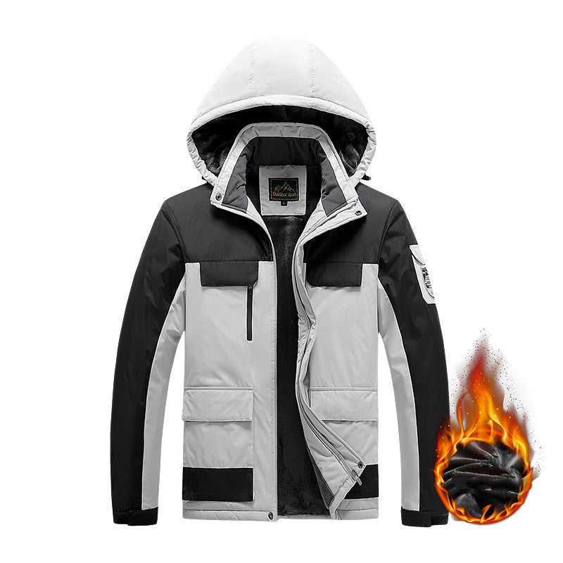 AlpineGuard Men’s Padded Ski Jacket – Ultimate Protection for Winter Adventures Travel Essentials Shop Travel Happy Travel Happy