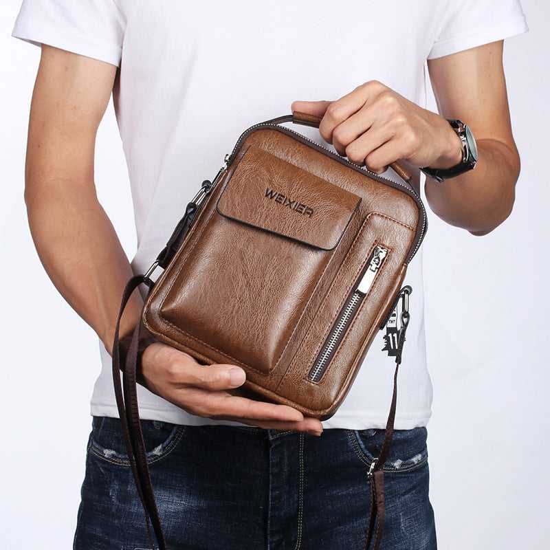 Casual Portable Men's Messenger Bag bag Travel Essentials Shop Travel Happy Travel Happy