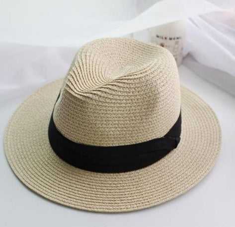 Hats Classic Straw Beach Hat Travel Happy Men's Travel Wear