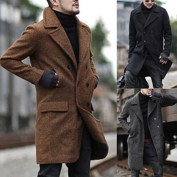 Classic woolen coat trench coat Travel Essentials Shop Travel Happy Travel Happy