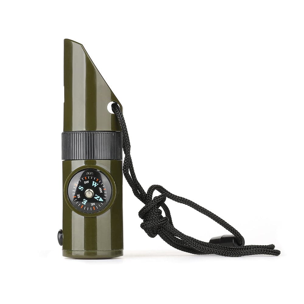 7-In-1 Outdoor Survival Whistle flat