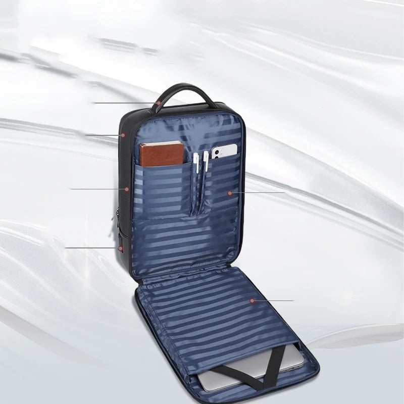 Sac de voyage antivol en cuir UrbanGuard