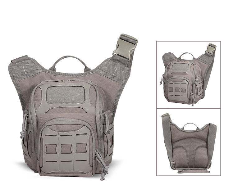 Bolsa táctica multifuncional para accesorios de montañismo con un solo hombro