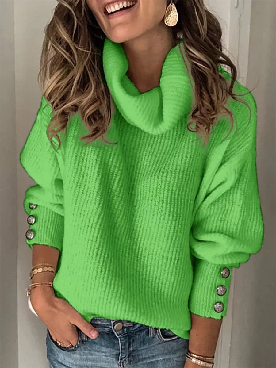 Cozy Turtleneck Ladies' Sweater,