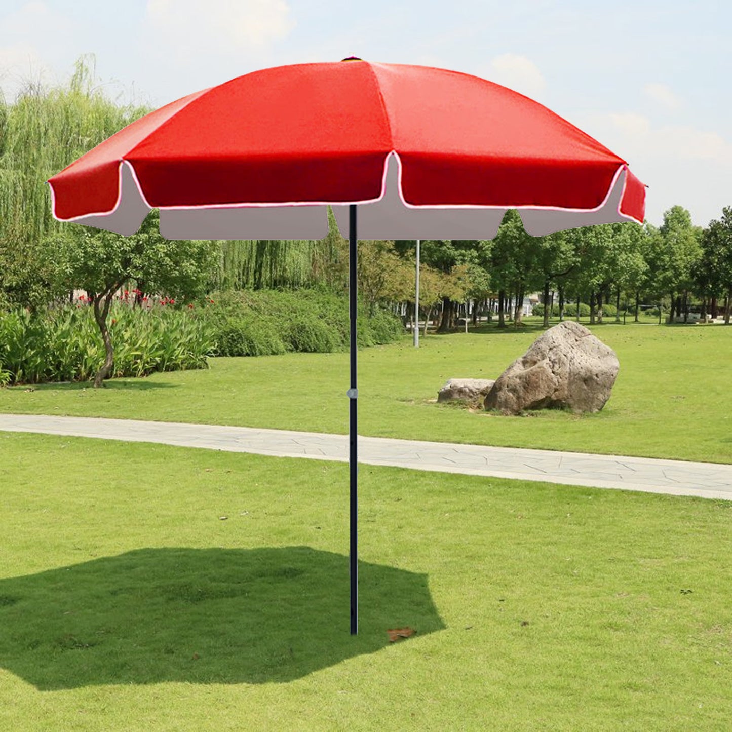 Simple Outdoor Sunscreen Umbrella
