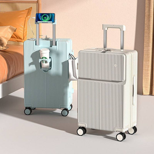 Shop Front Half-opening Multifunctional Luggage Travel Happy Luggage Deals