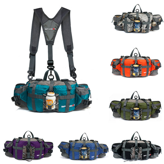 Shop Unisex Tactics Waist Sport Bag Travel Happy Messenger & Shoulder Bags