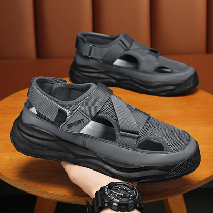 Men’s Casual Closed Toe Sneaker Sandals - Comfort and Style for Every Step