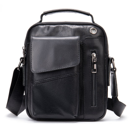 Men’s Business Minimalist Leather Crossbody Bag