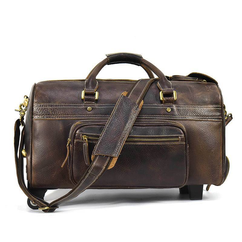  Executive Leather Travel Luggage bag