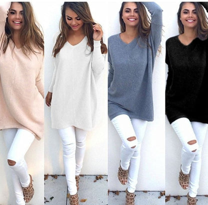 V-Neck Warm Casual Sweater