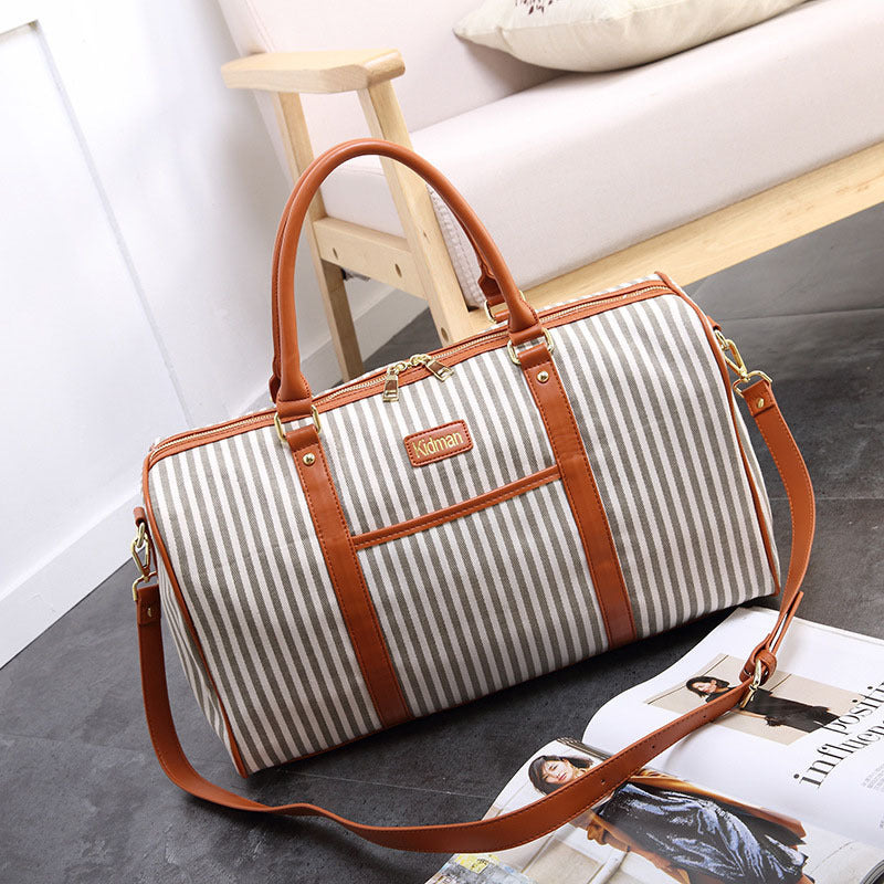 The Striped Weekender Bag