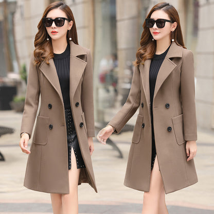 The Vintage Knee-length Tweed Coat