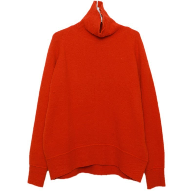 Women's Loose Knit Turtleneck Sweater