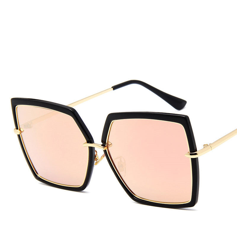 GlamAura Reflective Retro Sunglasses