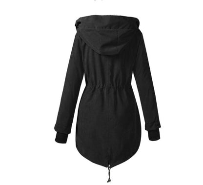 CozyChic Long Cotton Blend Jacket – Warmth and Style Combined