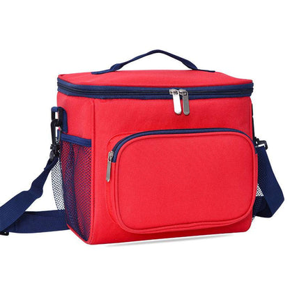 Oxford Shoulder Outdoor Insulation Bag  red