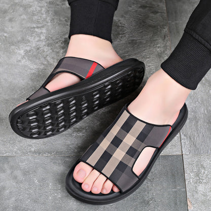 Men's Indoor Outdoor Casual Non-Slip Slippers