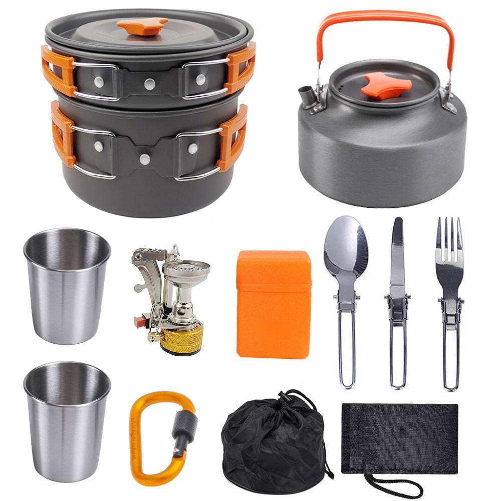 Camping Portable Outdoor Cooker Kettle 