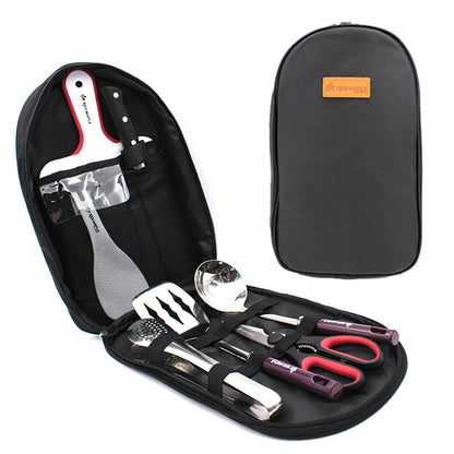 Ultimate Kitchen 8-Piece Utensil Set for Outdoor Camping Cooking Grilling