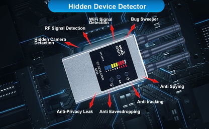 RF Bug Detector Hidden Camera Finder Anti-Spy