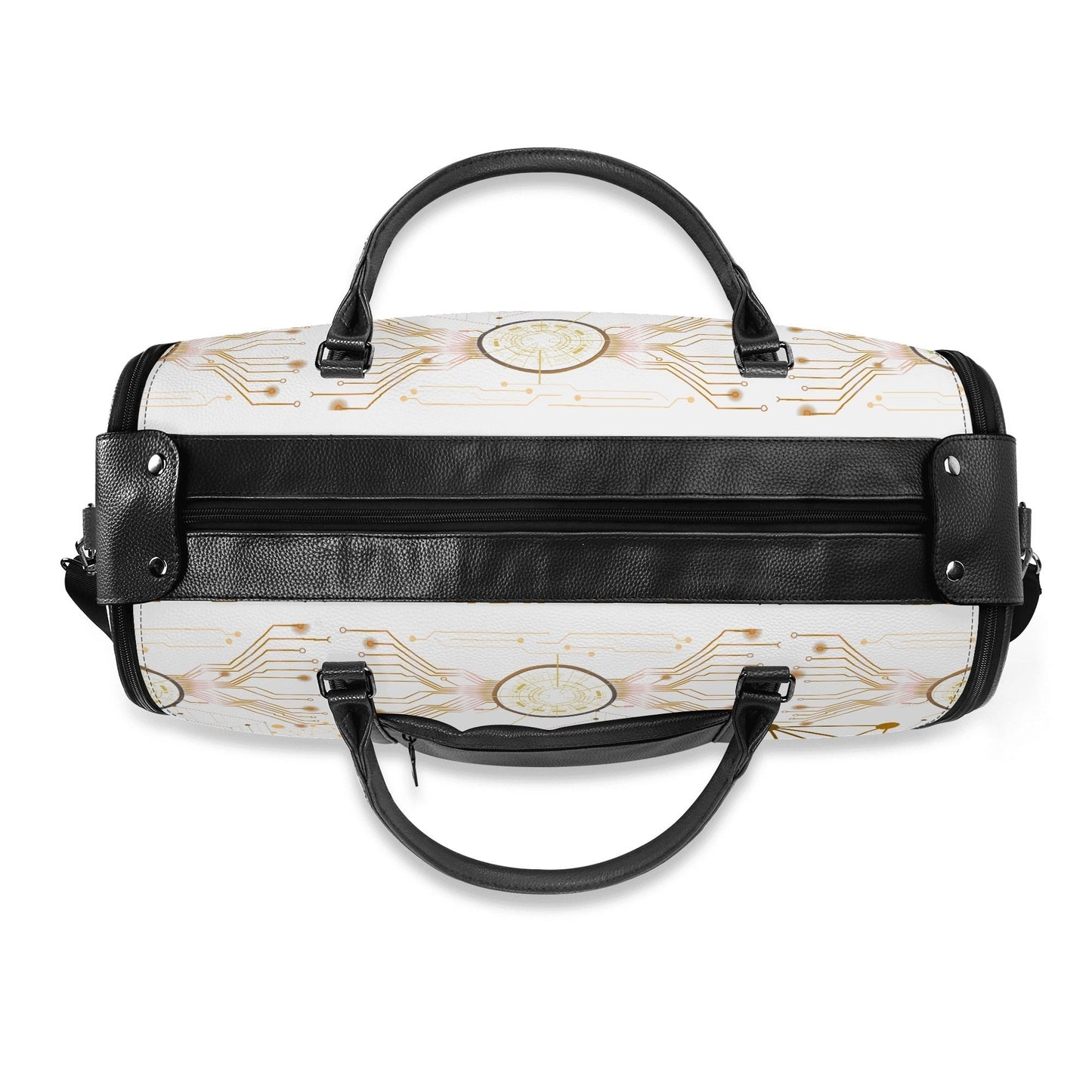 Foldable PU Leather Travel Duffel – Personalized Gift Bag