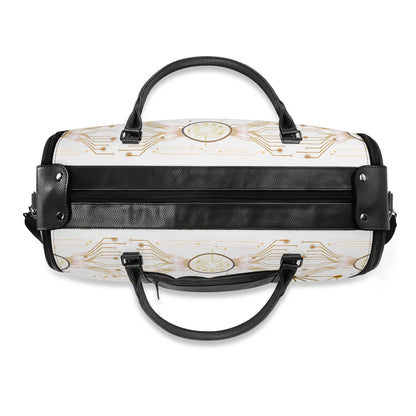 Foldable PU Leather Travel Duffel – Personalized Gift Bag