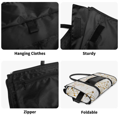 Foldable PU Leather Travel Duffel – Personalized Gift Bag