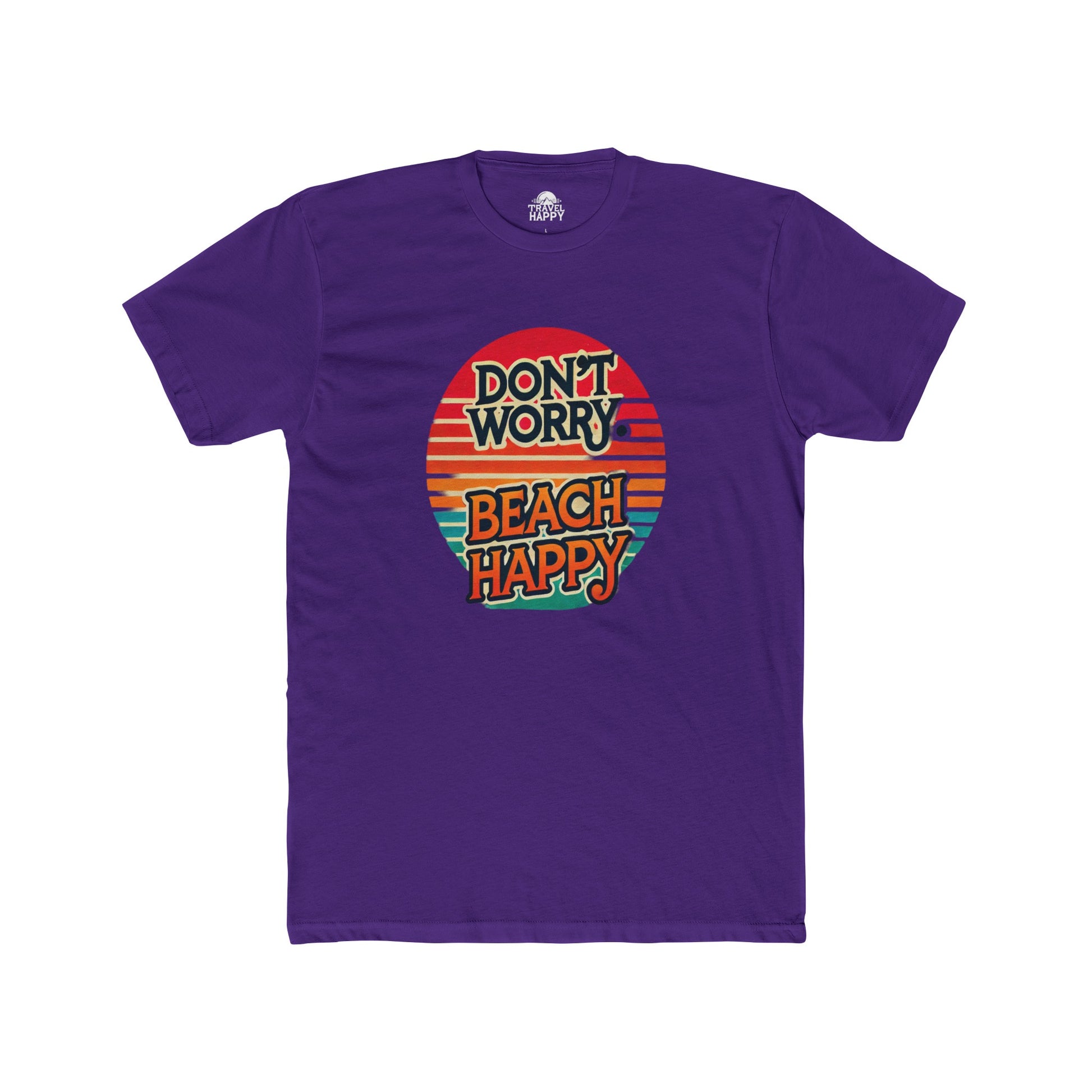 Beach Happy Crew Tee - Travel Happy 