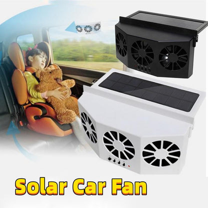 Solar Powered Car Cool Fan