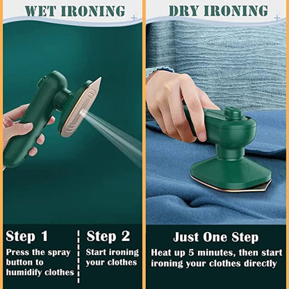 Mini Portable Travel Garment Steamer & Iron