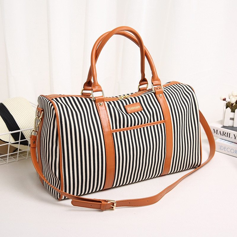 The Striped Weekender Bag