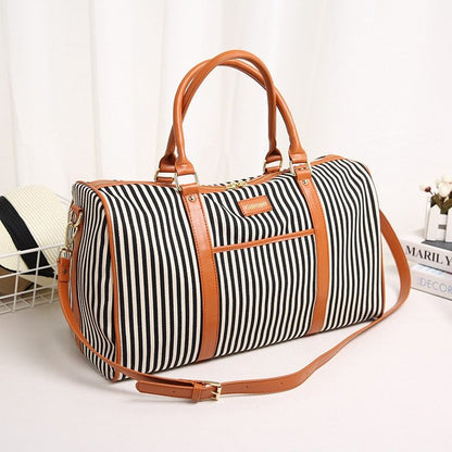 The Striped Weekender Bag