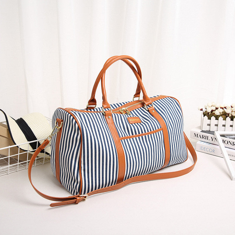 The Striped Weekender Bag