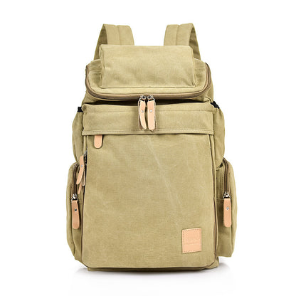 Retro Men And Women Outdoor Canvas Travel Backpack