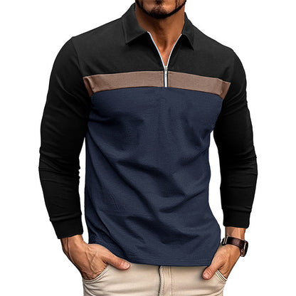 The Classic Luxe Long-Sleeve Polo – Effortless Style in Every Color