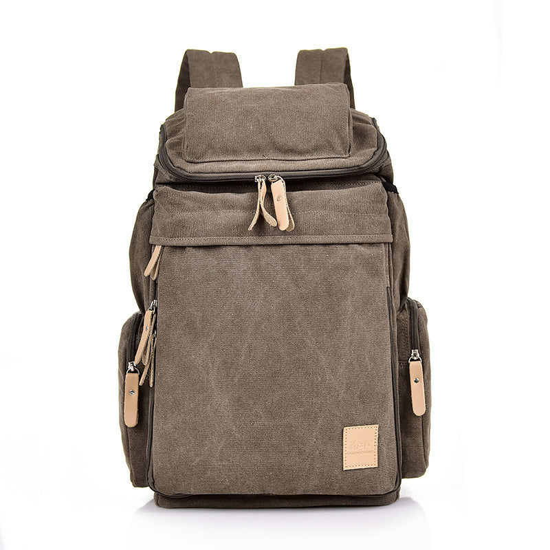 Retro Men And Women Outdoor Canvas Travel Backpack