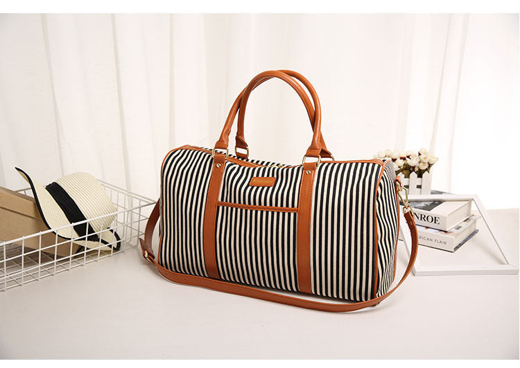 The Striped Weekender Bag