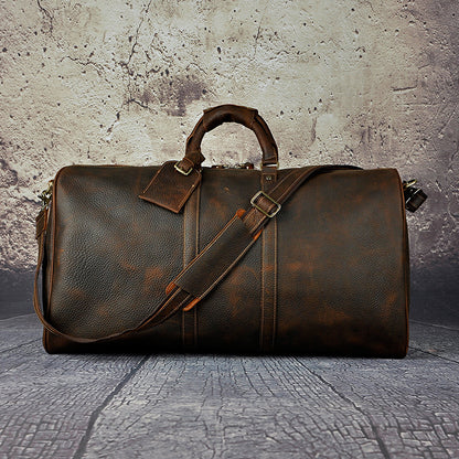 Sac de voyage en cuir pour homme