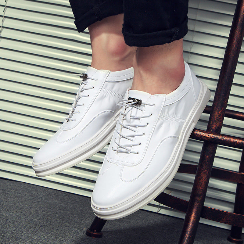 Versatile Summer Men’s Casual White Athletic Shoes