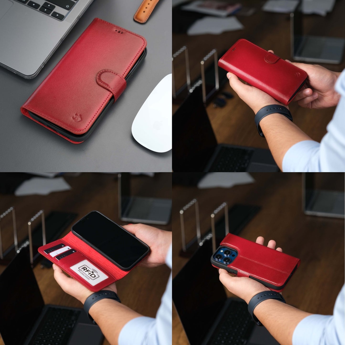 Casper Leather iPhone 14 Pro Wallet Case | MagSafe