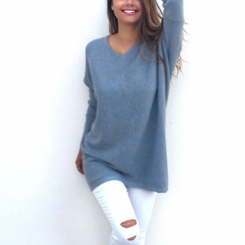 V-Neck Warm Casual Sweater