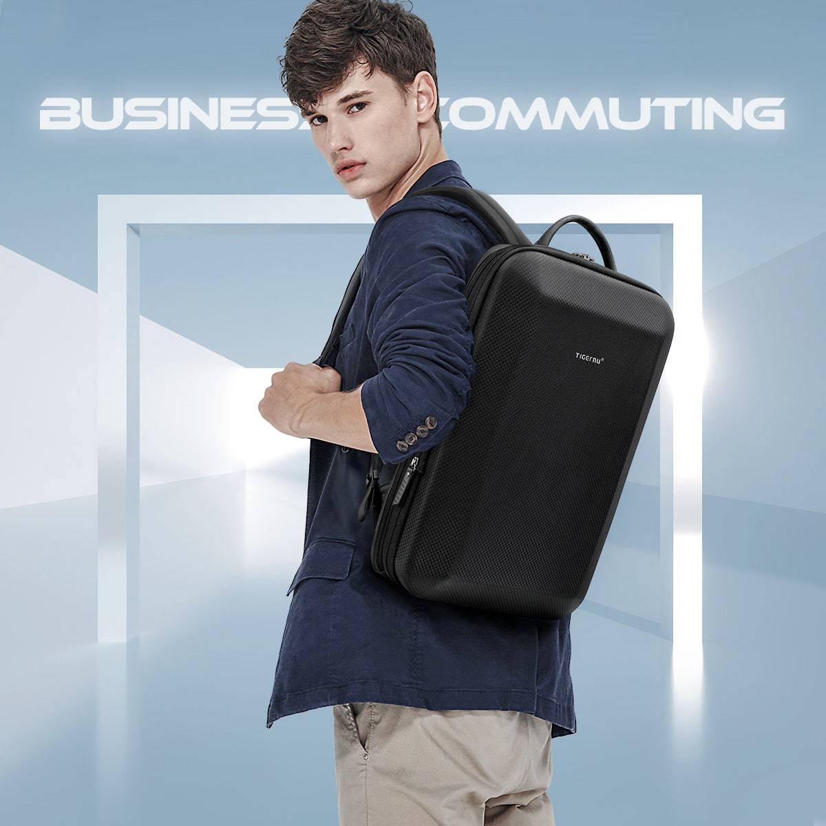Anti-splash Hard Shell Backpack | Travel Happy