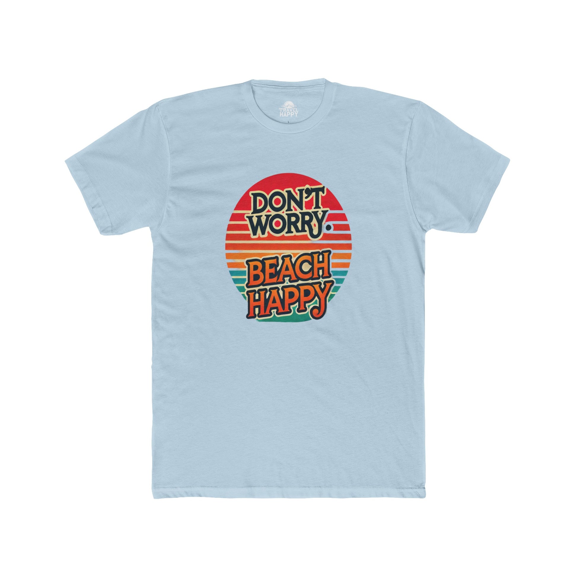 Beach Happy Crew Tee - Travel Happy 