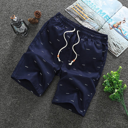 Men’s Beach Shorts - Quick-Dry Swim Trunks with Adjustable Drawstring