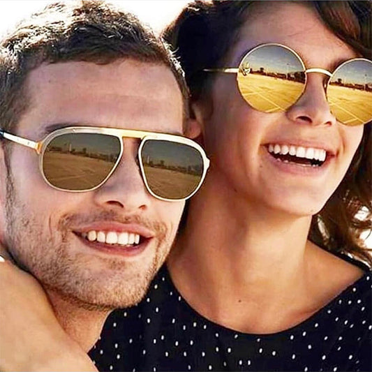 Shop The GleamGuard Full Frames Travel Happy Sunglasses Sale